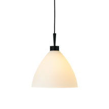 Maxi Plafonnier Dome Suspension Noir 1x E27 – Luminaire – Finition : Noir, Hauteur : 26 cm, Diamètre : 30 cm, Dimmable – BELID