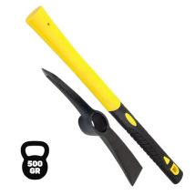 Blim - Hammer Of 500 Gramm - Griff Of Fiber Of Glass - Gummierte Oberfläche - Köpfe Of Geschmiedeter Stahl - Farbe Schwarz