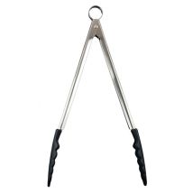 Cuisipro 30.5cm Silicone Locking Tongs Black