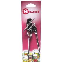 Metaltex Dosenöffner Mit Flügeln Grau Mit Integriertem Flaschenöffner