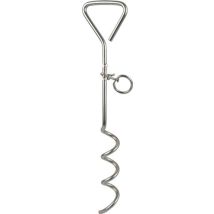 Sardina de metal galvanizado 41 cm – Anclaje para lonas y tiendas – Windhager