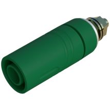 Co Sab 2600 G M4 Au, Gn Sicherheits-laborbuchse Buchse, Einbau Vertikal Stift-ø: 4 Mm - Sks Hirschmann