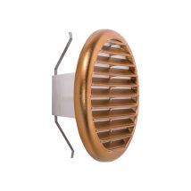 Griglia Di Aereazione Circolare Universale Ramata Ø180 Per Foro Ø125/160 Mm