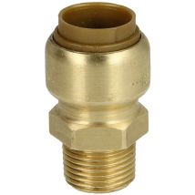 Raccord laiton – 22 mm x 1" FM – Filetage plomberie, Forme du raccord, Configuration raccord, Largeur, Longueur – Seppelfricke
