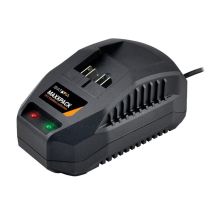 Batavia – MAXXPACK 18V Li-ion Charger – 240V – 2400 mA – Charge Time: 55-130 minutes – Compatible with 2Ah, 4Ah, 5Ah Batteries