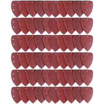 Set Of 60 Sanding Sheets, Sandpaper 40/60/80/100/120/180/240/320/400/800, Ideal For Multi-function Sanders