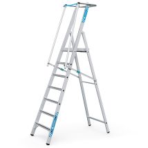 Zarges - Zap Safemaster S Stufenleiter Mit Großer Plattform 41677 1,84m