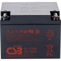 Csb Battery Gp 12260 Batería De Plomo Agm Negra 26 Ah