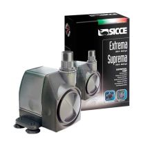 Suinga - Bomba De Agua Sumergible Suprema 2,5 M - 3700 L/h Mini Bomba Acuario, Bomba De Fuente Ajustable Para Estanque Y Pecera
