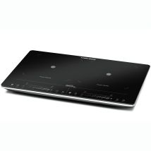 Piastra A Induzione Rommelsbacher Ct 3420/in Nero, Encimera Da 56 Cm Con 2 Zone Di Cottura