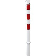 Paletto Di Sbarramento Ø 76 Mm Bianco / Rosso - Schake