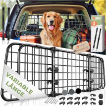 Griglia Per Cani Per Auto, Protezione Per Auto, Larghezza Regolabile, Griglia Per Bagagliaio, Dimensioni 30 X 91-153 Cm, Nero - Lovpet
