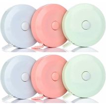 Soekavia - Mètres À Ruban Rétractable De Couture Ruban À Mesurer Avec Bouton Poussoir Ruban À Mesurer Pour La Mesure Du Corps Petit Body Measuring 