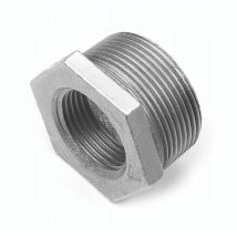 Reductor galvanizado 1 1/2" x 1" – Hierro fundido maleable – Accesorio para fontanería