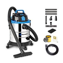 Vacmaster Vq1220sc Aspiratori Solidi E Liquidi, Inossidabile, Secco E Bagnato, Bidone Aspira Solidi E Liquidi Aspirapolvere Aspiratori Industriali 