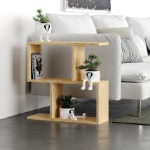 Decortie Homemania Table Basse D'Appoint Moderne En Chêne Multi-usages H 60cm 5 Étages