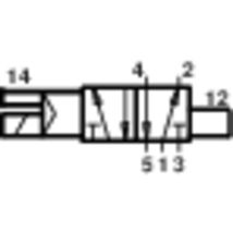 Imi Norgren Mechanischbetätigtes Pneumatik-ventil V60a513a-a213l 24 V/dc Gehäusematerial Aluminium