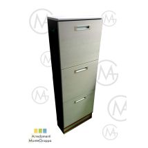 Scarpiera Lavella Dipiù Larice Avorio 50x22x145 - 3 Ante A Ribalta