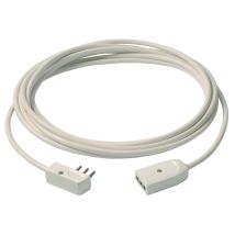 Vimar - 0p32369.b Cable De Extensión 3g0.75+conector Plano 5m Blanco