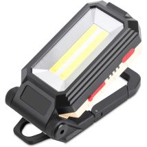 Wiederaufladbare Langray Led-arbeitsleuchte Mit Magnetfuß Und Aufhängehaken, 4 Helligkeitsmodi, 180 ° Einstellbare Inspektionsleuchte Für Camping- Und