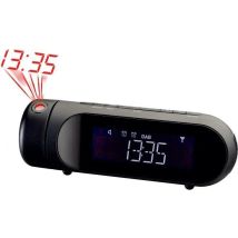 Majestic Rs 119p Dab Digitalwecker Schwarz Modern