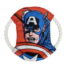 Marvel - Captain America Kau- & Zahnspielzeug Für Hunde – Ideal Für Kräftiges Kauen
