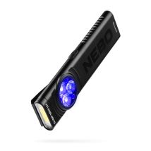 Slim Mini Uv Rechargeable Led Flashlight (black) 150 Lm