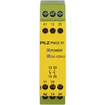 Pilz 774059 Bloque Lógico De Seguridad Pnoz X7 24 Vca/cc 2n/o