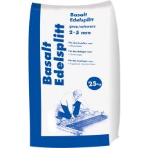 Silex - Edelsplitt Basalt 2 - 5 Mm Grau/schwarz 25 Kg Kies & Splitt