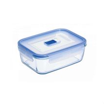 Rechteckiger Aufbewahrungsbehälter Purebox Mit Glasdeckel 20x15 Cm 122 Cl