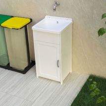 Arati Bath&shower - Kit Mobile Lavatoio In Resina Antiacido 40x40 Cm.