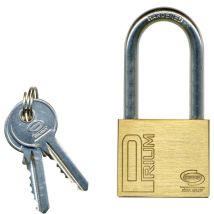 Lucchetto Catenaccio In Ottone Ad Arco Lungo 25 30 40 50 Mm Con 2 Chiavi - -40 Mm Ka - - Corbin
