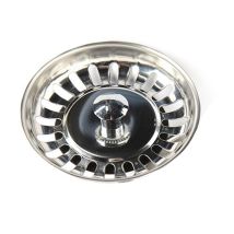 Llavisan - Kibath Tapón Metálico Fregadero Acabado Cromo Brillo Fabricado En Acero Inoxidable