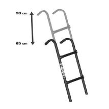 Hudora Universal-Ersatzleiter für Trampoline – 98 cm hoch – pulverbeschichteter Stahl – bis 100 kg – 2 oder 3 Stufen einstellbar