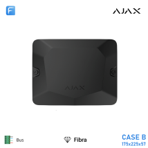 Ajax – Custodia Fibra Compatibile con LineSplit, LineProtect e MultiRelay – Colore Nero – 62947