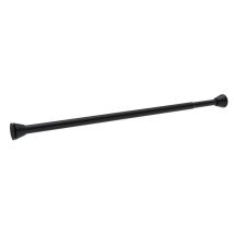 Ausziehbare Gardinenstange Zwischen Wänden, 80-125 Cm Ø 20 Mm, Schwarz Cessot