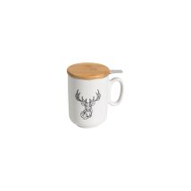 Tisanière Cerf Origami Tisanière Céramique Infuseur - Table Et Cook