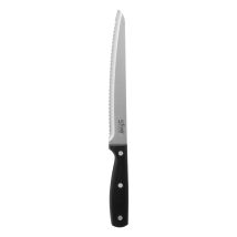 5five - Cuchillo Para Pan Essentiel Black De Acero Inoxidable, 20 Cm De Hoja