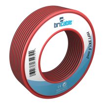 Bricable Famatel – Cable Paralelo Hifi Audio 2 X 0,75 5 M Rojo Y Negro