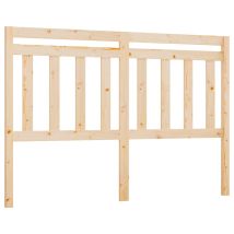 Testiera Per Dormire Accessorio Per Camera Da Letto 126 X 4 X 100 Cm In Legno Di Pino Massiccio Tdl0206755