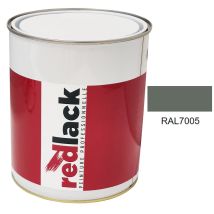 Redlack - Mausgrau Lack Ral 7005 Seidenmatt Multi-support 3l