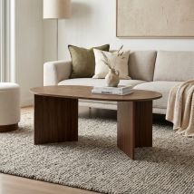 Table Basse Scandinave 100cm Finition Noyer Sven