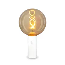 Bombilla Vintage Portátil LED G125 – Luz Cálida 2700K – 400 Lúmenes – IP54 – Cargador USB Incluido
