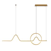 Lampada A Sospensione A Led Toolight Hj022-cp 20 Gold