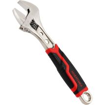 Maxpower Verstellbarer Schraubenschlüssel Aus Legiertem Stahl Mit Gummigriff. Länge: 205 Mm (max. Maulweite: 30 Mm).