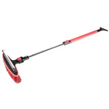 Fouet À Neige Avec Grattoir À Glace Télescopique 92-132 Cm Rouge/noir
