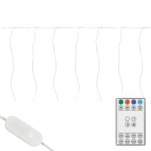 Ecd Germany Led Lichtervorhang 6m, 240 Leds Warmweiß, Timer, 19 Modi, Weihnachtsdeko Innen/außen, 40 Stränge, Led Lichterketten Vorhang Mit 