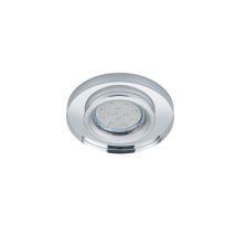 Foco Empotrable Redondo Kristallglas Pirin Gu10 Chrome Trio Lighting