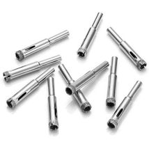 Set Mit 10 Diamant-glasbohrern Für Glas, Porzellan, Keramik, Granit, Stein, 8-mm-bohrer