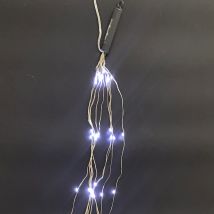 Ose - Led-lichterkette Vorhang, Silberdraht, 100 Leds, Bunt, 230v, Innen/außen